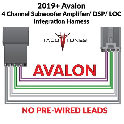 2019+-TOYOTA-AVALON-Plug-and-play-amp-and-sound-processor-harness