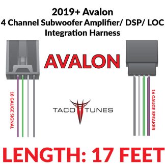 2019+-TOYOTA-AVALON-Plug-and-play-amplifier-and-sound-processor-harness