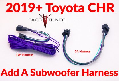 2019+ Toyota CHR Add a Subwoofer Harness 17 feet