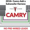 2019+-Toyota-camry-add-a-subwoofer-harness-plug-and-play