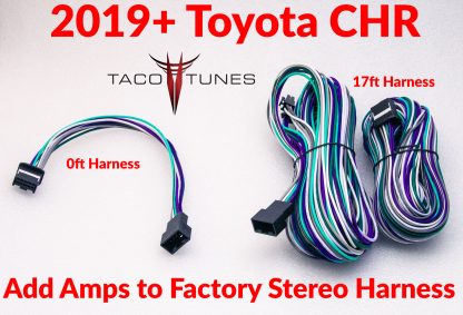 2019+ toyota CHR plug and play factory integration amp and sound processor harness