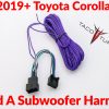 2019+ toyota COROLLA plug and play add a sub harness - Copy (8)
