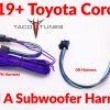 2019+ toyota COROLLA plug and play factory add a subwoofer harness- Copy (8)