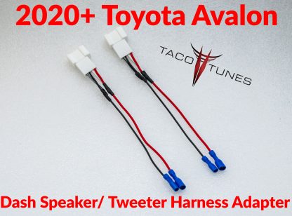 2020+ AVALON TWEETER dash speaker wirirng harness adapter