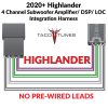 2020+-TOYOTA-HIGHLANDER-Plug-and-play-amp-and-sound-processor-harness