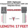 2020+-TOYOTA-HIGHLANDER-Plug-and-play-amplifier-and-sound-processor-harness