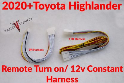 2020+ Toyota highlander remote turn on harness