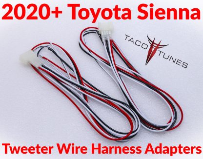 2020+ toyota SIENNA plug and play dash speaker tweeter harness