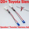 2020+ toyota SIENNA plug and play dash tweeter harness