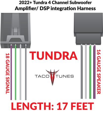 2022+-toyota-tundra-Plug-and-play-amplifier-and-sound-processor-harness