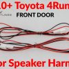 2010+ TOYOTA 4runner FRONT door component speaker harness