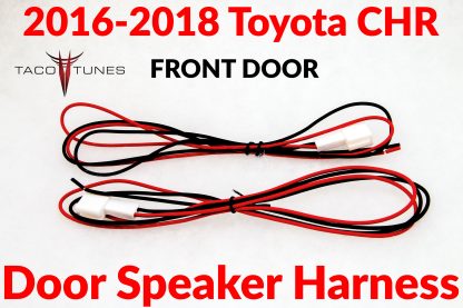 2016-2018 toyota chr front door component speaker harness