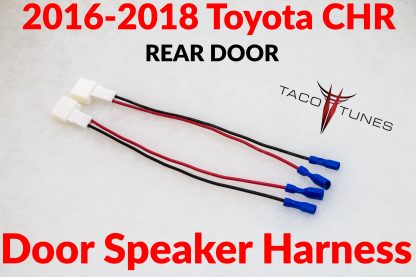 2016-2018 toyota chr rear door speaker harness