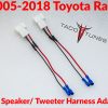 2019+ Rav4tweeter dash speaker wirirng harness adapter