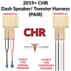 2019+-TOYOTA-CHR-DASH-SPEAKER-TWEETER-HARNESS