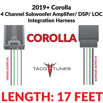 2019+-TOYOTA-COROLLA-Plug-and-play-amplifier-and-sound-processor-harness