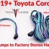 2019+ toyota COROLLA plug and play factory integration amp and sound processor harness
