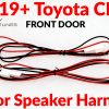2019+ toyota chr FRONT door COMPONENT speaker harness
