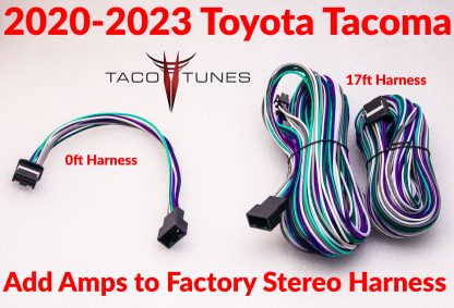 2020-2023 TOYOTA TACOMA Plug and play amplifier and sound processor harness