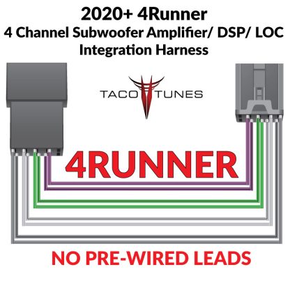 2020+-4RUNNER-Plug-and-play-amp-and-sound-processor-harness