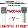 2020+-TOYOTA-TACOMA-Plug-and-play-amplifier-and-sound-processor-harness