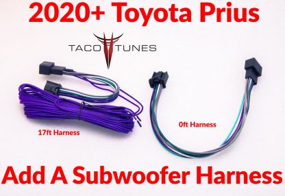 2020+ Toyota PRIUS Add a Subwoofer Harness