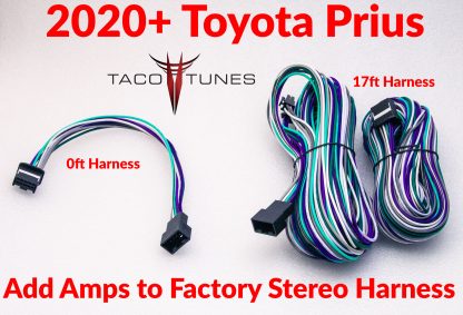 2020+ toyota PRIUS plug and play amp and sound processor harness