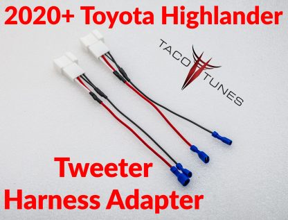 2020+ -toyota-highlander aftermarket coaxial -tweeter-harness adapter