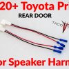 2020+ toyota prius REAR door speaker harness