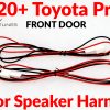 2020+ toyota prius front door component speaker harness