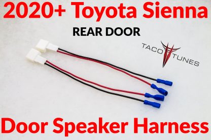 2020+ toyota sienna rear door speaker harness