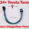 2018+ toyota Camry plug and play add a subwoofer harness