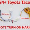 2024 TACOMA-REMOTE-TURN-ON-plug and play harness