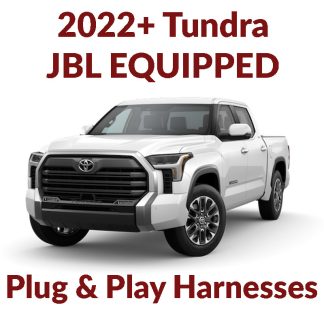 JBL EQUIPPED Tundra Plug & Play Harnesses