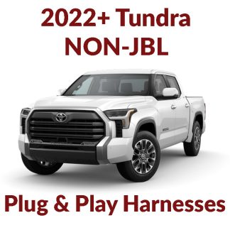 NON-JBL Tundra Plug & Play harnesses