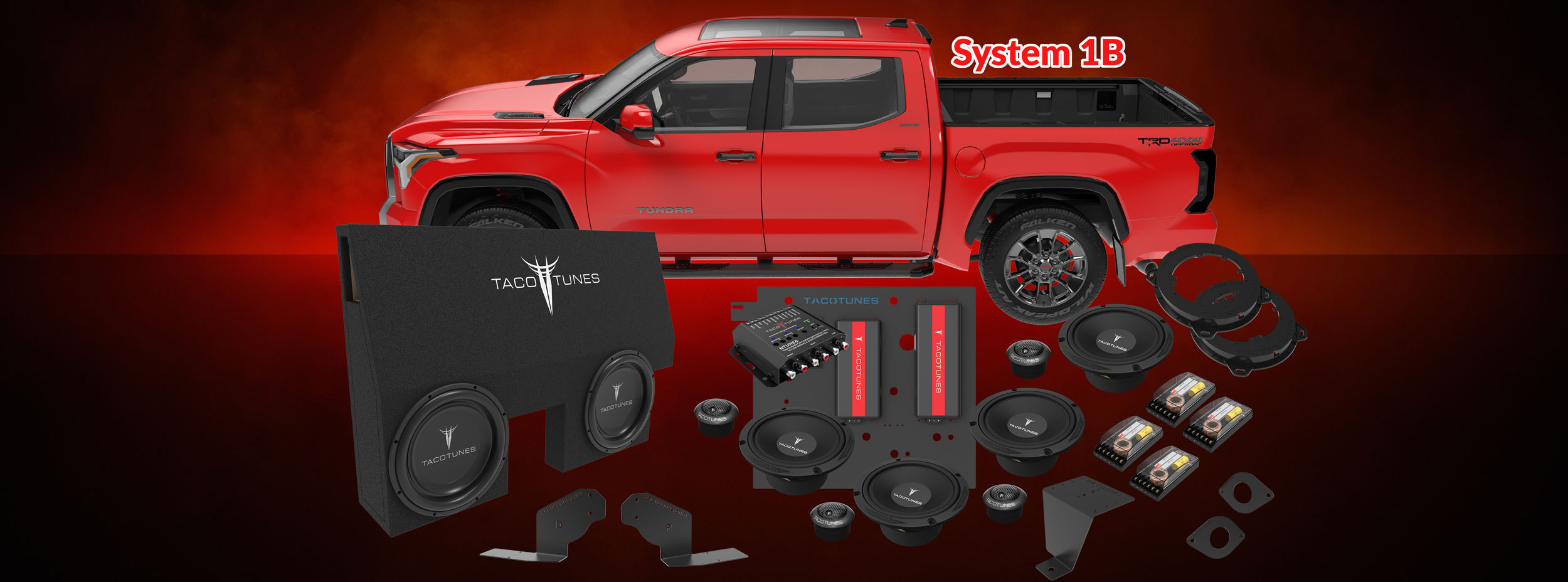 2022+ Toyota Tundra CrewMAX System 1B Complete Audio Upgrade