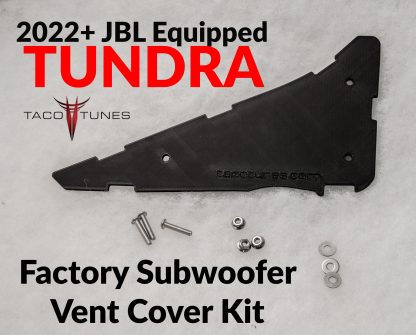 jbl tundra 2022-2024 factory sub vent cover