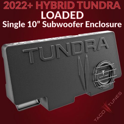 2022+-TOYOTA-TUNDRA-loaded-single-10-inch-HYBRID-SUBWOOFER-ENCLOSURE