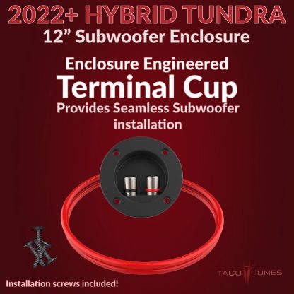 2022+hybrid-toyota-tundra-12-inch-subwoofer-sub-connection-kit