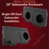 2024+ Toyota Tacoma 10 Inch Ported Subwoofer Box - COMING SOON - Image 3