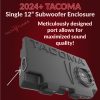 2024+ Toyota Tacoma LOADED Single 12 Inch Ported Subwoofer Box - COMING SOON - Image 3