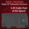 2024+ Toyota Tacoma LOADED Single 10 Inch Ported Subwoofer Box - COMING SOON - Image 5