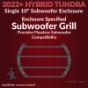 ported-SINGLE-10-inch-subwoofer-box-kit-for-2022+-hybrid-toyota-tundra-subwoofer-installation