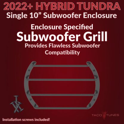 ported-SINGLE-10-inch-subwoofer-box-kit-for-2022+-hybrid-toyota-tundra-subwoofer-installation