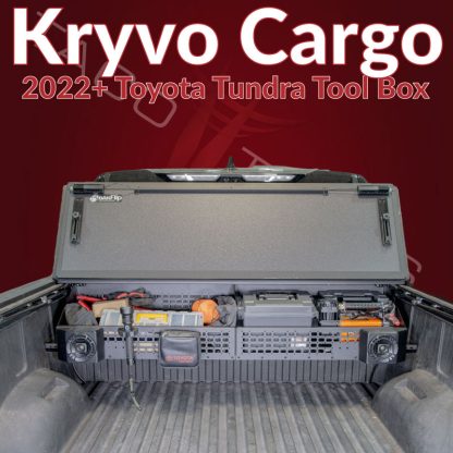 2022+ Toyota Tundra Under Tonneau Bed Cover Storage Kryvo Cargo Tool Box - Image 5