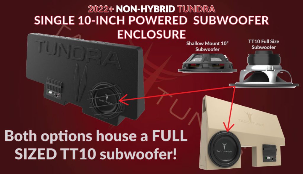 2022+-non-hybrid-tundra-subwoofer-enclsoure-for-10-inch-subwoofer