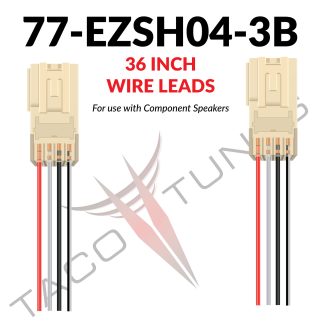 36 INCH COMPONENT SPEAKER TWEETER HARNESS ADAPTER 77-EZSH04-3B